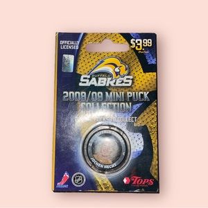 🆕 Buffalo Sabres 🏒 2008/09 Mini Puck Collection - Jochen Hecht #55